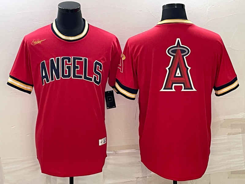 Men's Los Angeles Angels Red Authentic Jersey